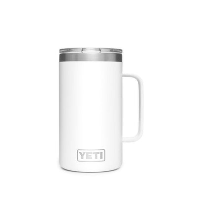 Rambler 24 Oz Travel Mug - White - firstmasonicdistrict