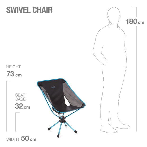 Swivel Chair R1 - Black - firstmasonicdistrict