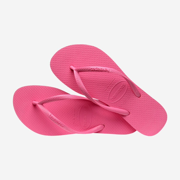 Havaianas Slim - Womens/Girls Flip Flops - Ciber Pink - firstmasonicdistrict