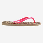 Hav. Slim Animals | Sand Grey/Pink | Kids Flip Flops - firstmasonicdistrict