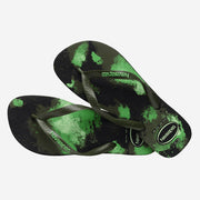 Havaianas Top Camu - Mens Flip Flops - Black/Moss - firstmasonicdistrict