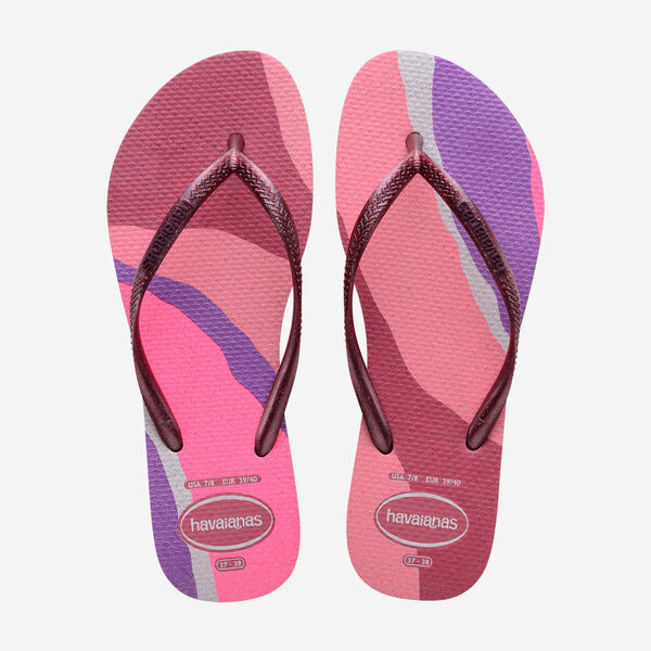 Havaianas Slim Palette Glow - Womens Flip Flops - Velvet Rose - firstmasonicdistrict