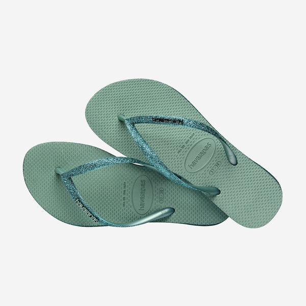 Havaianas Slim Sparkle II - Womens Flip Flops - Clay - firstmasonicdistrict