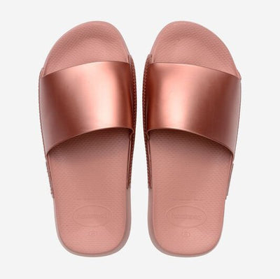 Hav. Slide Classic Metallic | Crocus Rosa | Flip Flops - firstmasonicdistrict