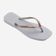 Havaianas Square Glitter - Womens Flip Flops - Ice Grey - firstmasonicdistrict