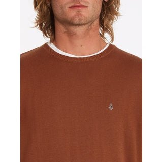 Volcom Mens Uperstand Sweater - Mocha - firstmasonicdistrict