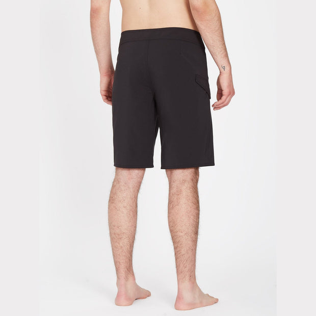 Lido Solid Mod 20" Boardshort - Mens Shorts - Black - firstmasonicdistrict