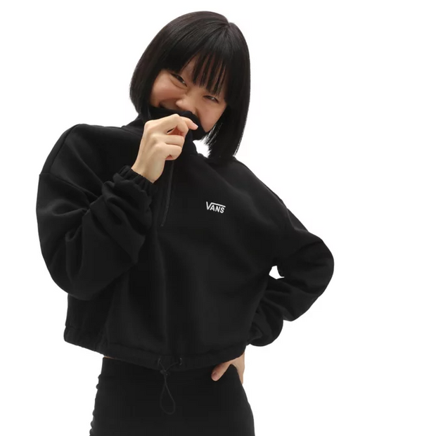 Left Chest Half Zip | Black - firstmasonicdistrict