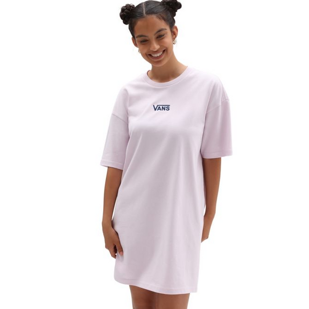 Center Vee Tee Dress | Lavender Fog - firstmasonicdistrict