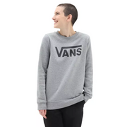 Classic V Crew Sweater  | Grey Heather/Black - firstmasonicdistrict