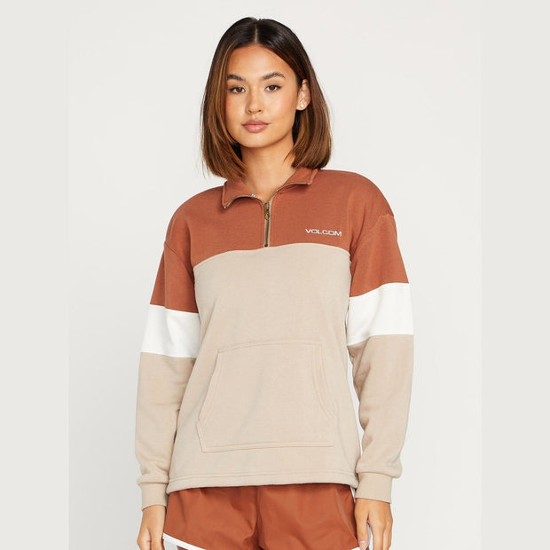 Coco Ho Sweatshirt - Womens Pullover Fleece - Dark Clay - firstmasonicdistrict