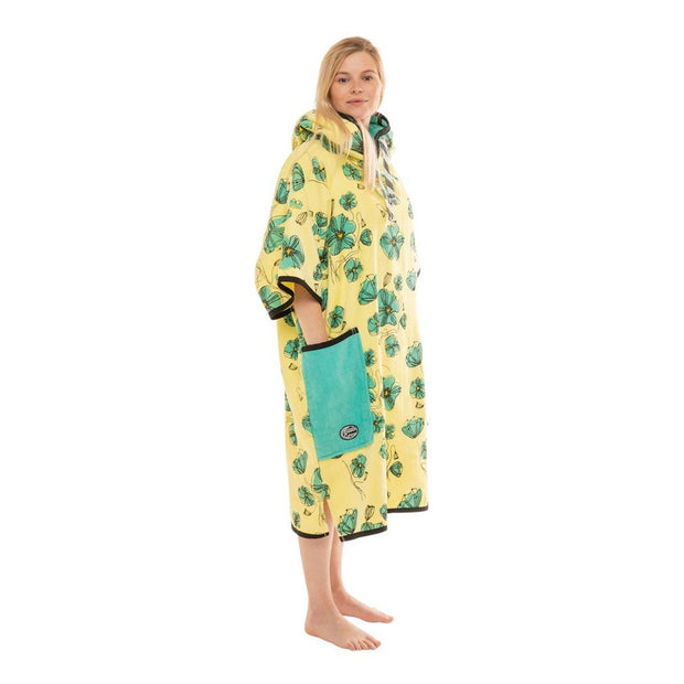 T Poncho - One Size - Coquelicot/Aqua - firstmasonicdistrict