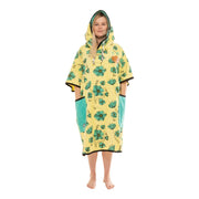 T Poncho - One Size - Coquelicot/Aqua - firstmasonicdistrict