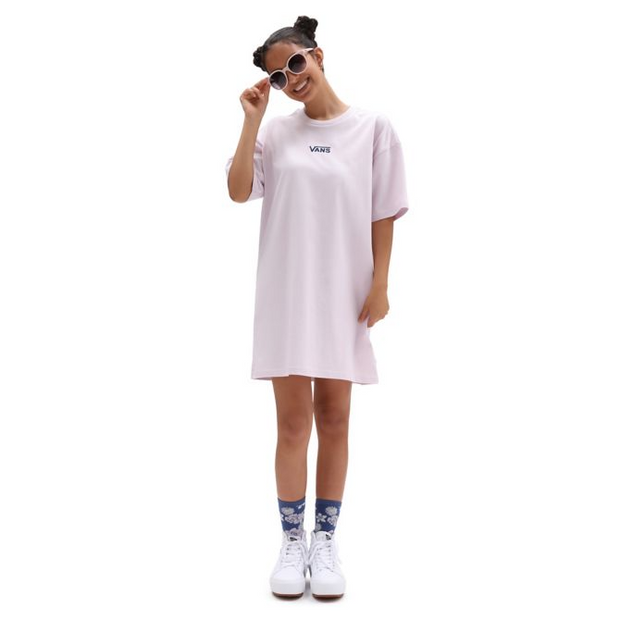 Center Vee Tee Dress | Lavender Fog - firstmasonicdistrict