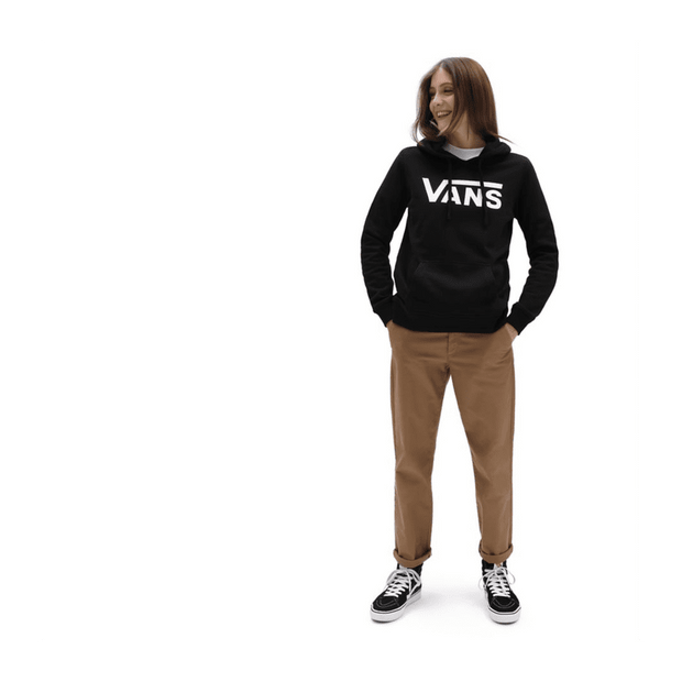 Womens Classic V Hoodie / Black - firstmasonicdistrict