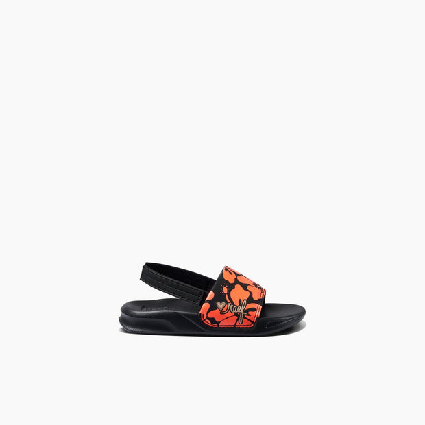 Little One Slide Sandals - Kids Sandals - Hibiscus Coral - firstmasonicdistrict