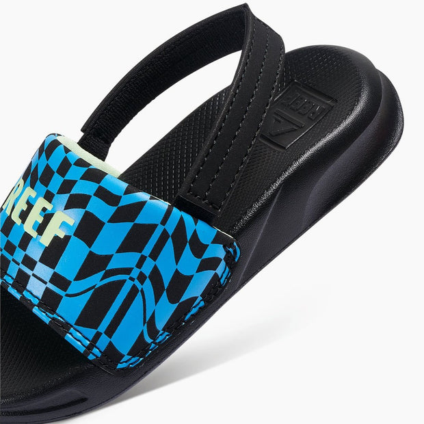 Little One Slide Sandals - Kids Sandals - Swell Checkers - firstmasonicdistrict