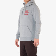 Illusions Hoodie - Mens Pullover Hoodie - Grey Marle - firstmasonicdistrict