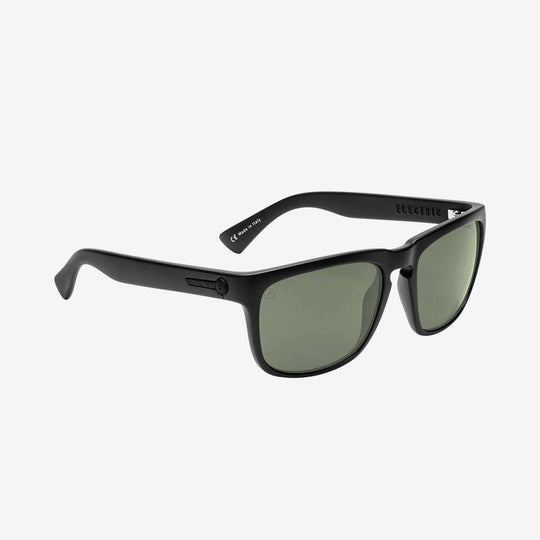 Knoxville XL Sunglasses - Mens Sunglasses - Matte Black/Grey Polarized - firstmasonicdistrict