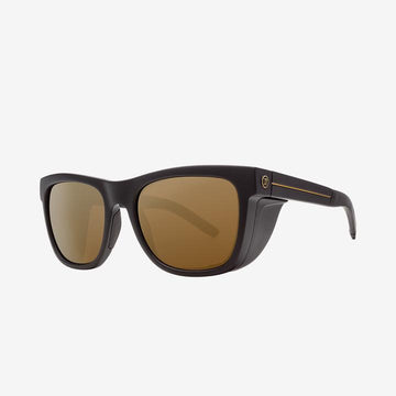 JJF 12 Sunglasses - Unisex Sunglasses - Matte Black/Bronze Polarized Pro - firstmasonicdistrict