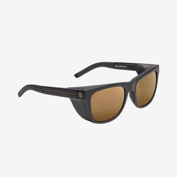 JJF 12 Sunglasses - Unisex Sunglasses - Matte Black/Bronze Polarized Pro - firstmasonicdistrict