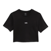 Flying V Crop Crew Sport Tee | Black - firstmasonicdistrict