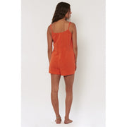 Paddle Out S/L Woven Romper | Sunburn | Women - firstmasonicdistrict
