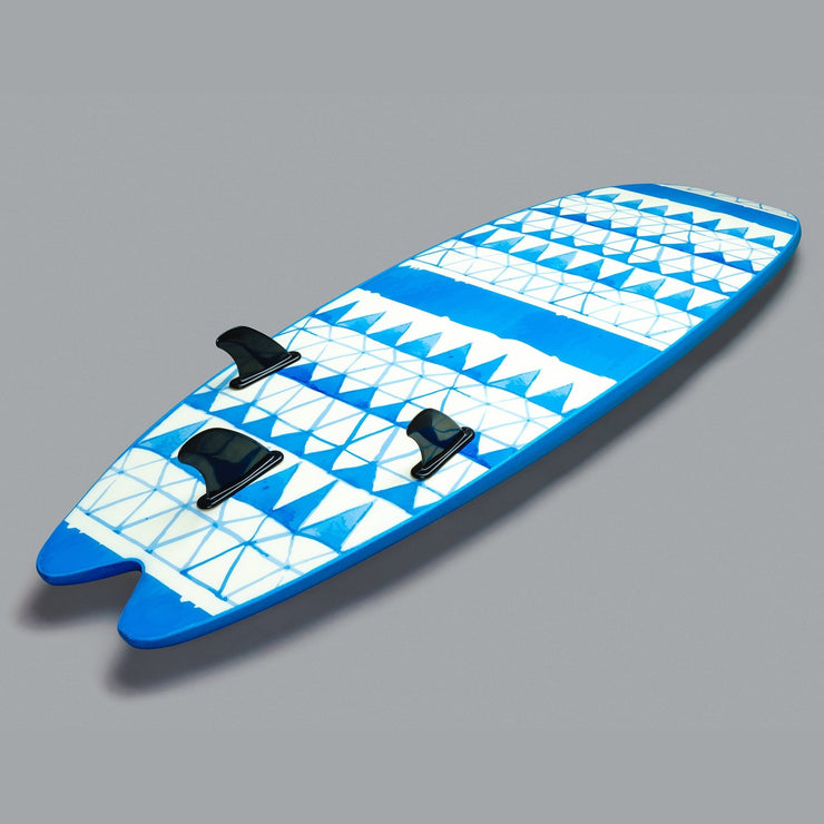 Vision XPS Ignite Softboard Foamie - Fish  - Blue/Navy - 5'7 or 6'2 - firstmasonicdistrict