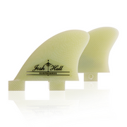 Josh Hall SB (Twin Tab) - Longboard Side Bite Fin - One Size - Cream - firstmasonicdistrict