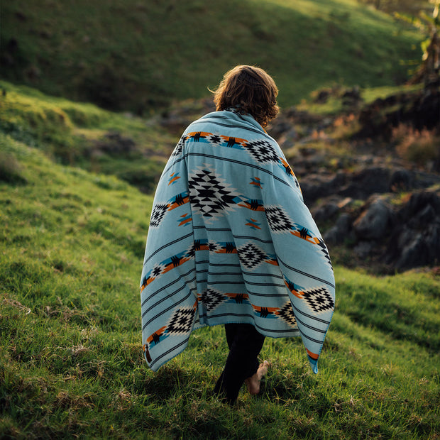 Journey Fleece Blanket - Light Blue - firstmasonicdistrict