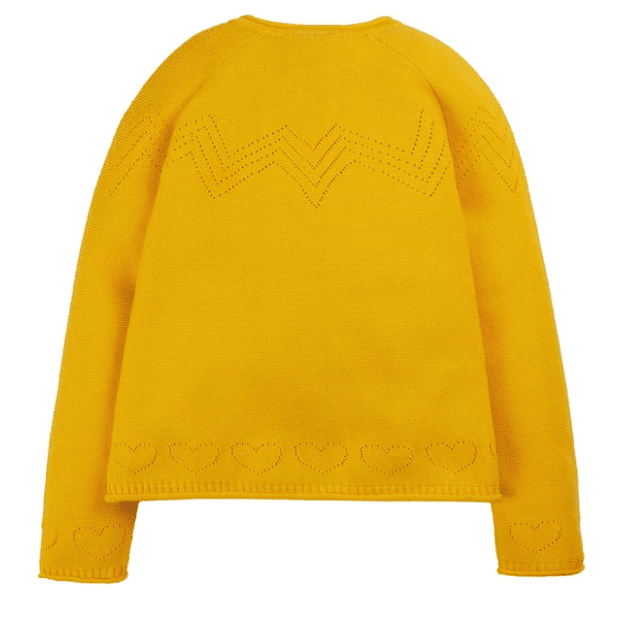 Piper Pointelle Cardigan - Bumblebee - firstmasonicdistrict