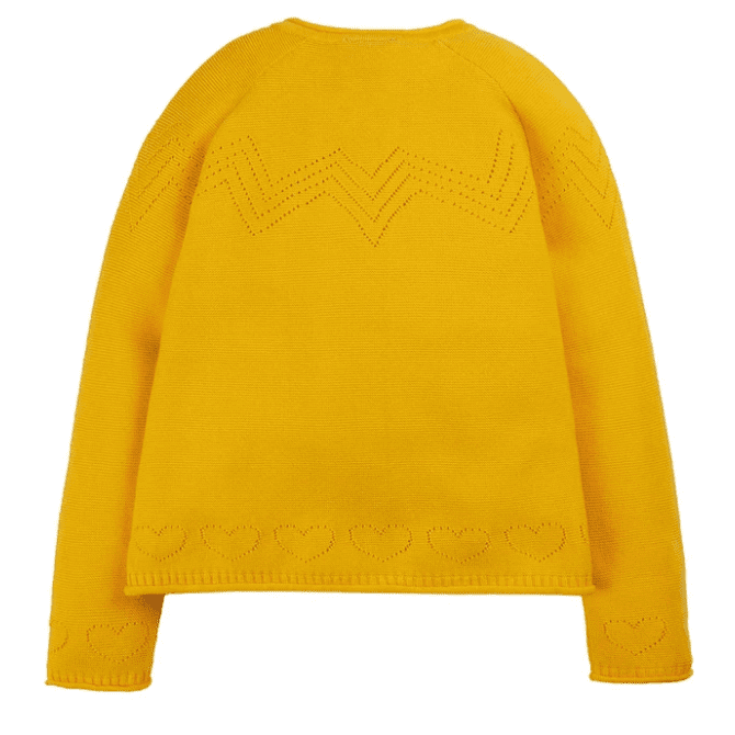 Piper Pointelle Cardigan - Bumblebee - firstmasonicdistrict