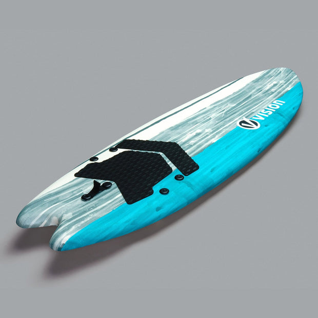 Spark Softboard Surfboard - Fish - 5'7 or 6'2 - taravivendo