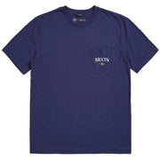 Surf Shop, Surf Clothing, Brixton, Luster SS Pocket Tee, Tshirt, Patriot Blue