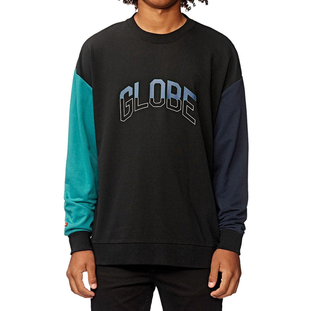 Surf Shop, Surf Clothing, Globe, Off Side Crew, Sweatshirts, Black