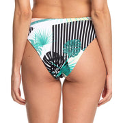 Surf Shop, Surf Clothing, Roxy, POP Surf High Leg Bikini Bottom, Bikinis, Black Crazy Victoria