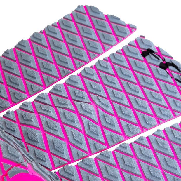 Surf Shop, Surf Hardware, FCS, Fitzgibbon, Deck Pad, Grey/Bright Pink