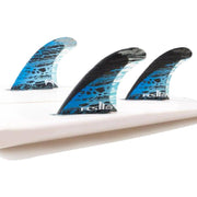 Surf Shop, Surf Hardware, FCS, MD PC Carbon Tri Fins, Large, Fins, Blue