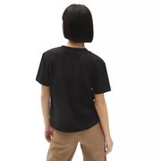 Junior V Boxy Tee - Black - firstmasonicdistrict