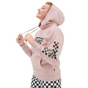 Wyld Tangle Micro Ditsy Pullover Hoodie - Womens Hoodie - Rose Smoke - firstmasonicdistrict