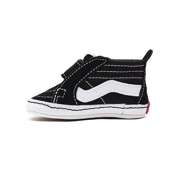 Infant SK8-Hi Crib Shoes / Black/True White - firstmasonicdistrict