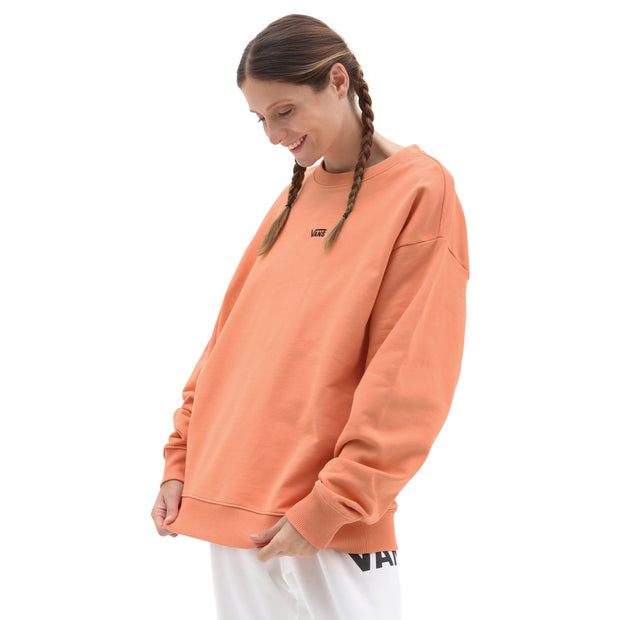 Flying V OS FT LS Crew Sweatshirt - Womens Sweatshirt - Sun Baked Orange - firstmasonicdistrict