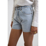 Classic A-Line Denim Short - Light Wash - firstmasonicdistrict