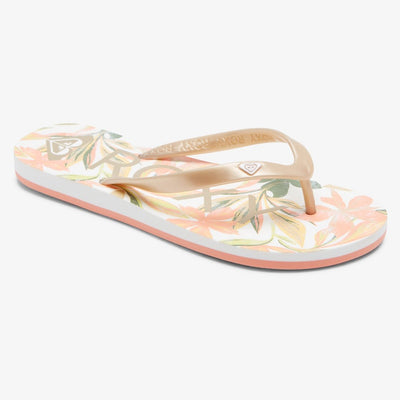 Tahiti VII Flip Flops - Womens Sandals - White/Champagne - firstmasonicdistrict