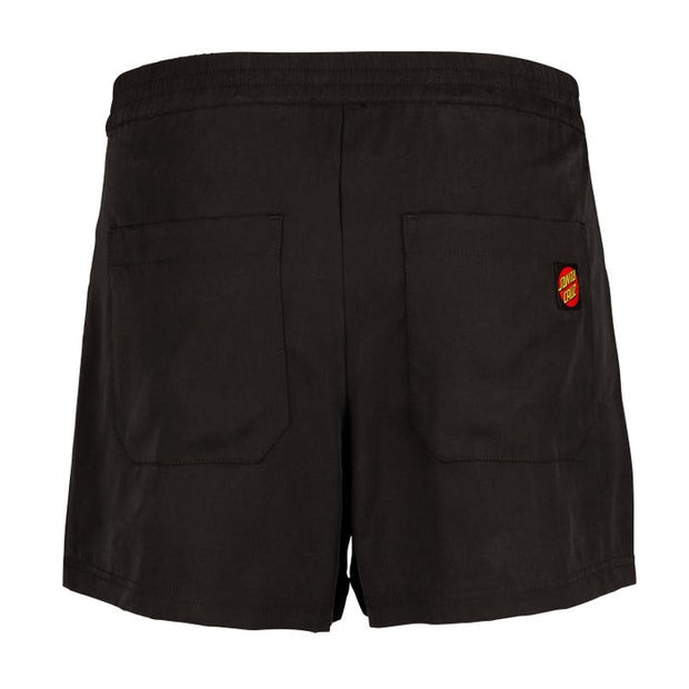 Santa Cruz Womens Shorts / Coombe Shorts / Black Wash - firstmasonicdistrict