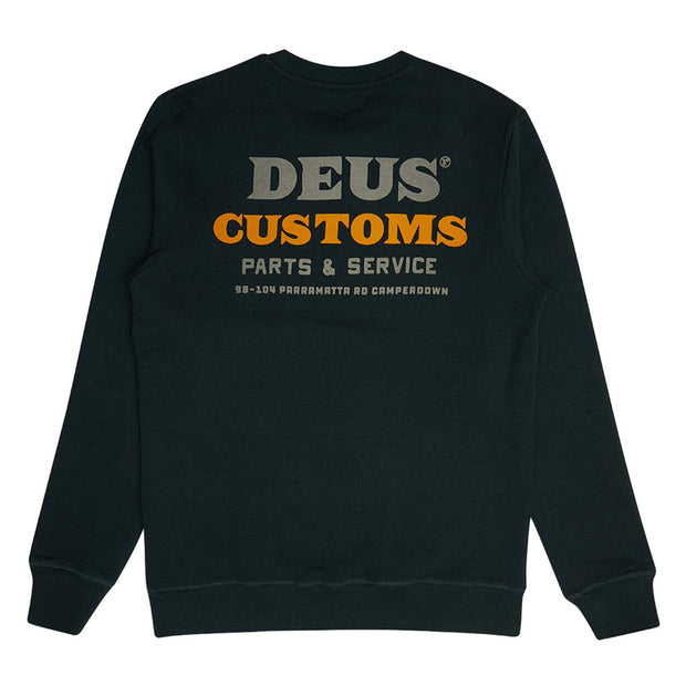 Mens Sweater - Serviced Crew Sweatshirt - Green Gables - firstmasonicdistrict