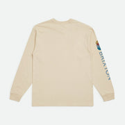 Alton Long Sleeve Mens T-Shirt - Sand Beige - firstmasonicdistrict