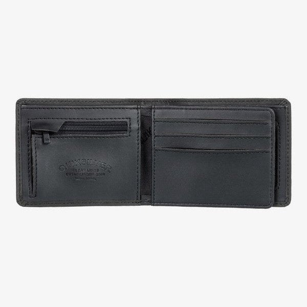 Mac Tri-Fold Leather Wallet - Mens Wallet (Medium) - Black - firstmasonicdistrict