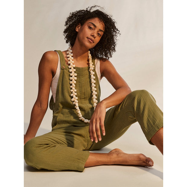 Beachside Love Strappy Jumpsuit - Womens Jumpsuit - Loden Green - firstmasonicdistrict