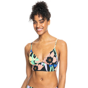 Color Jam Bikini Top - Womens Tank Bikini Top - Anthracite Flower Jammin - firstmasonicdistrict